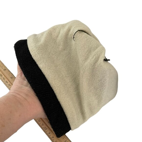 Snowflake Knit Kids Beanie With Pom Pom Fully Lined - Picture 6 of 10